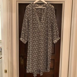 Zara printed dress
